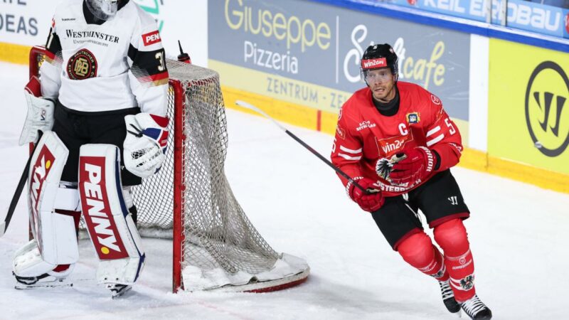Eishockey-Team: Knappe Niederlage im Test gegen starke Deutsche