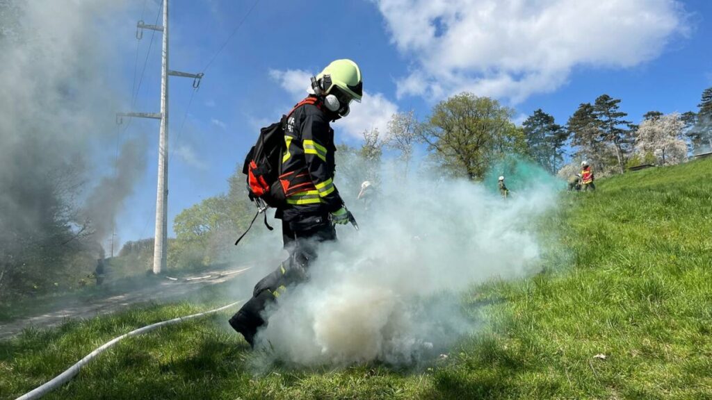 „Fireshield 25“: 200 Einsatzkräfte übten für den Ernstfall