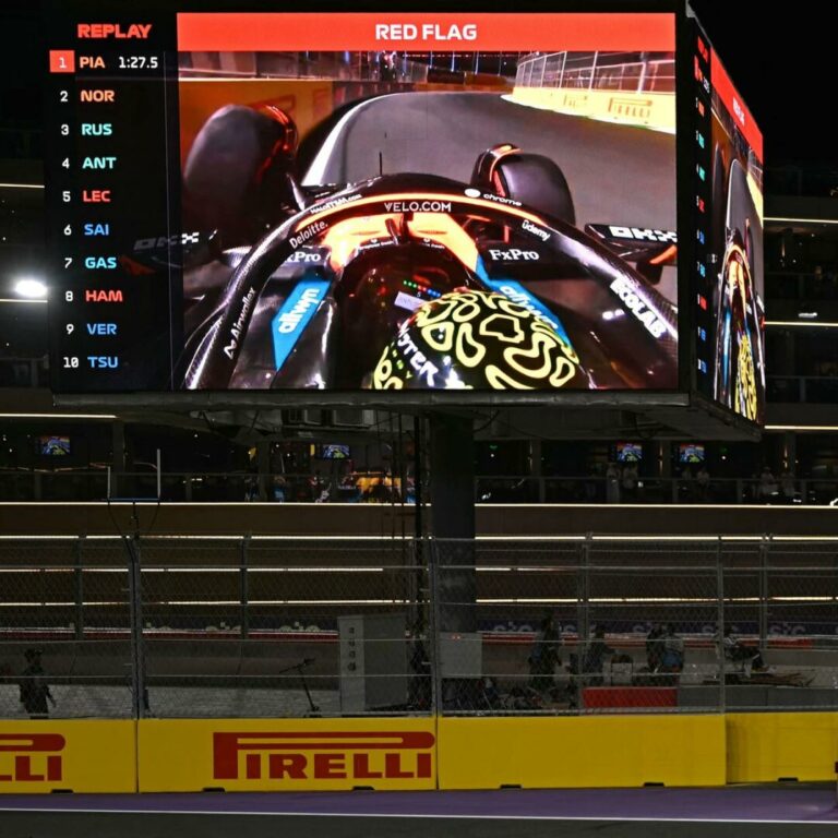 Formel 1 in Saudi-Arabien: Lando Norris warf Nerven und Auto weg