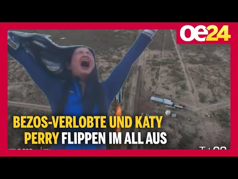 “Wow! Oh my god!” – Bezos-Verlobte und Katy Perry flippen im All aus