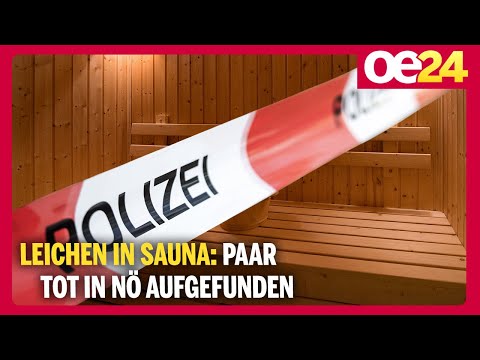 Leichen in Sauna – Paar tot in NÖ aufgefunden