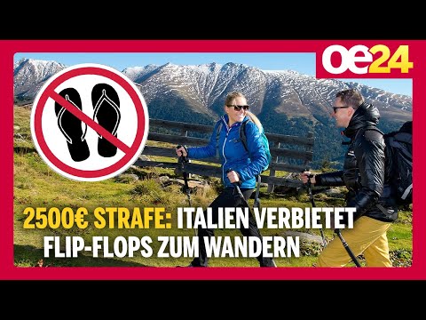 2500€ STRAFE für Flip-Flops!? – Wandern in Italien kann teuer werden!