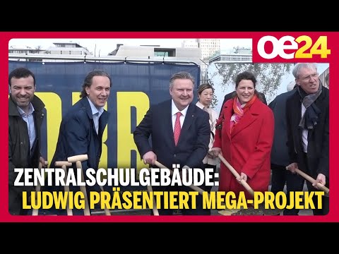 Zentralschulgebäude: Ludwig präsentiert Mega-Projekt