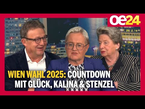 Wien Wahl 2025: Countdown mit Glück, Kalina & Stenzel