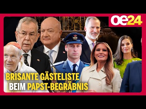 Brisante Gästeliste beim Papst-Begräbnis