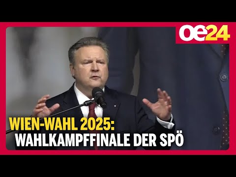 Wien-Wahl 2025: Wahlkampffinale der SPÖ
