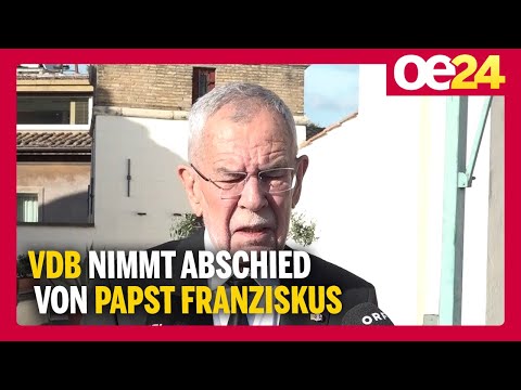 VDB nimmt Abschied von Papst Franziskus