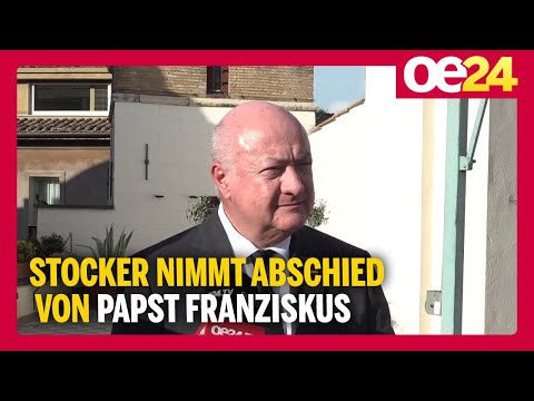Stocker nimmt Abschied von Papst Franziskus