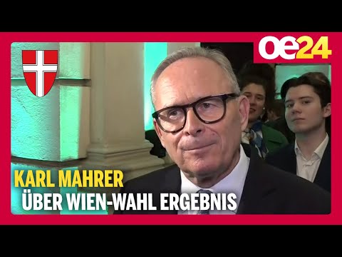 “Habe damit gerechnet” | Karl Mahrer zum Wien-Wahl Ergebnis