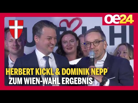 “Heute wird gefeiert, DANKE WIEN!” | Herbert Kickl & Dominik Nepp zum Wahlergebnis