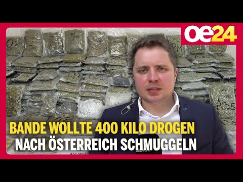 Bande wollte 400 Kilo Drogen nach Österreich schmuggeln