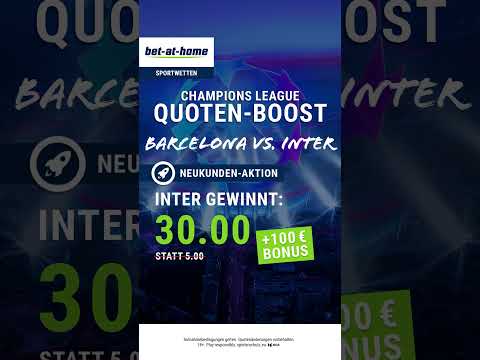 ANZEIGE | ⚽ 500% Quoten-Boost auf die Champions League! 💯💯💯💯💯  bit.ly/Quoten-Boost-500