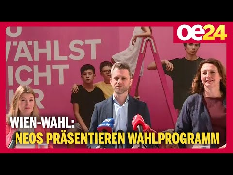 Wien-Wahl: NEOS präsentieren Wahlprogramm