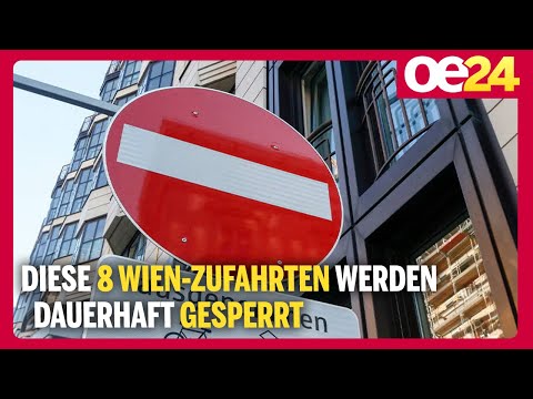 Grafik zeigt: Diese 8 Wien-Zufahrten werden dauerhaft gesperrt