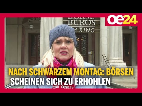 Nach schwarzem Montag Börsen scheinen sich zu erholen