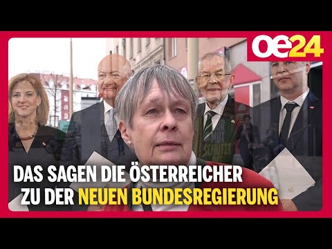 Das sagen die Österreicher zu der neuen Bundesregierung