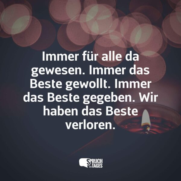 Immer da gewesen