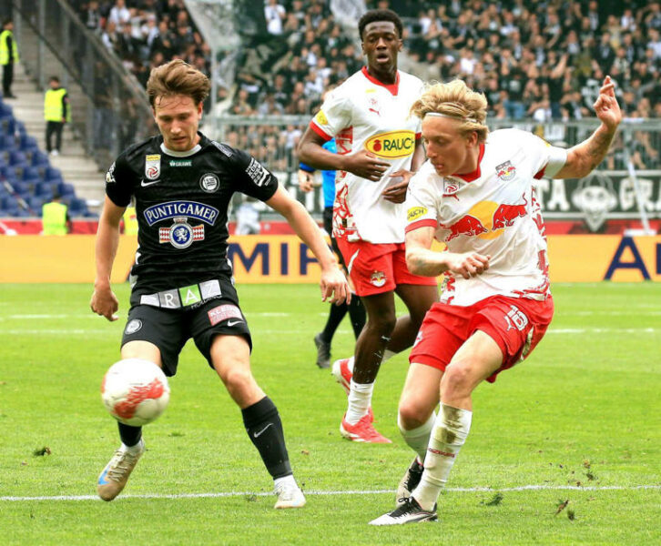 In Unterzahl: Sturm hängt Salzburg in der Tabelle ab
