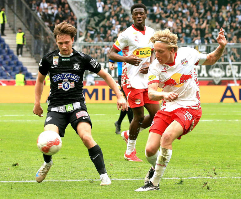 In Unterzahl: Sturm hängt Salzburg in der Tabelle ab