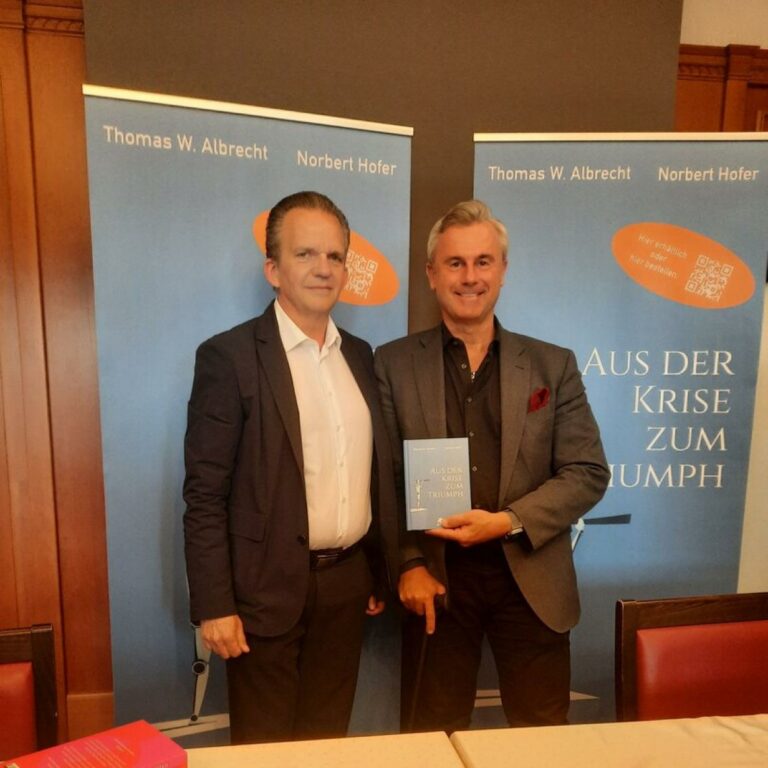Norbert Hofer als Ratgeber zur Bewältigung von Lebenskrisen