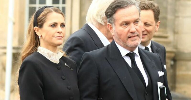 Prinzessin Madeleine und Christopher O’Neill nahmen Abschied von Prinz Andreas