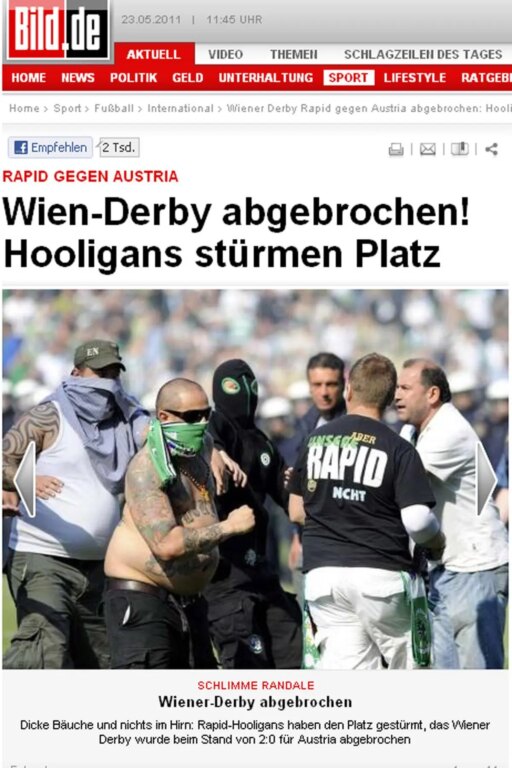 Rapid-Veränderungen nach dem Derbyskandal, aber kein freier Verkauf