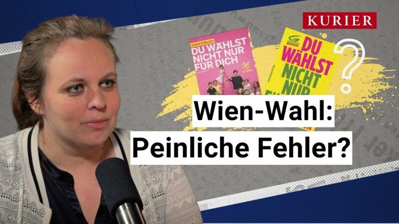 Wien-Wahl: Die ersten Wahlkampffails