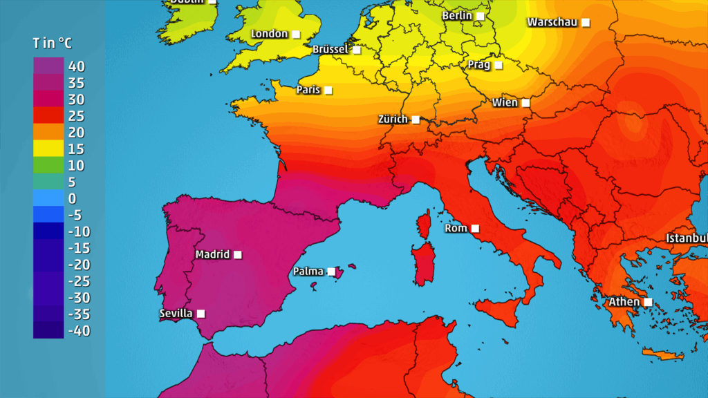 Hitzerekord in Spanien: Ende Mai Temperaturen wie im Ausgust