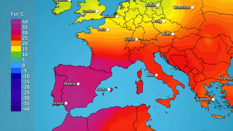 Hitzerekord in Spanien: Ende Mai Temperaturen wie im Ausgust