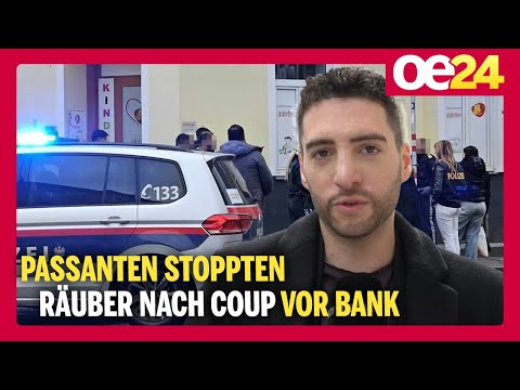 Afghane gefasst: Passanten stoppten Räuber (21) nach Coup vor Bank