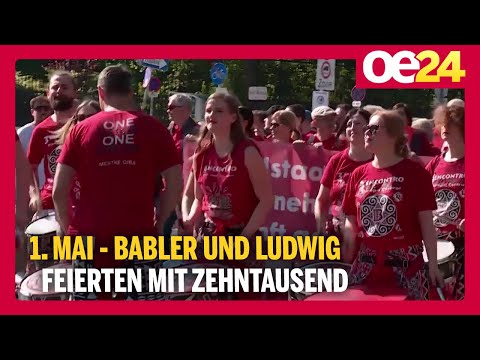1. Mai – Babler und Ludwig feierten mit Zehntausend