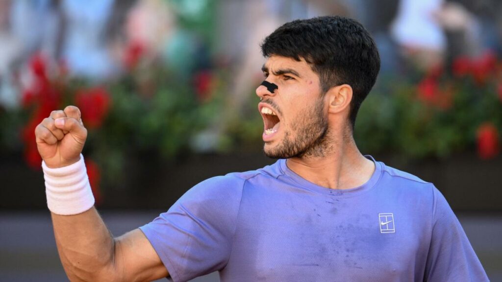 Kein italienisches Endspiel in Rom: Carlos Alcaraz steht im Finale