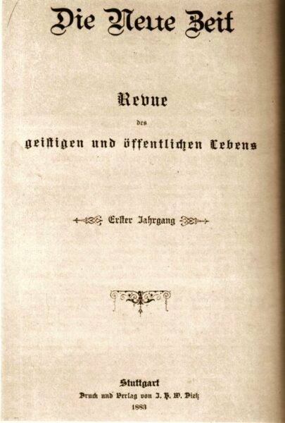 Neue Zeit(en)