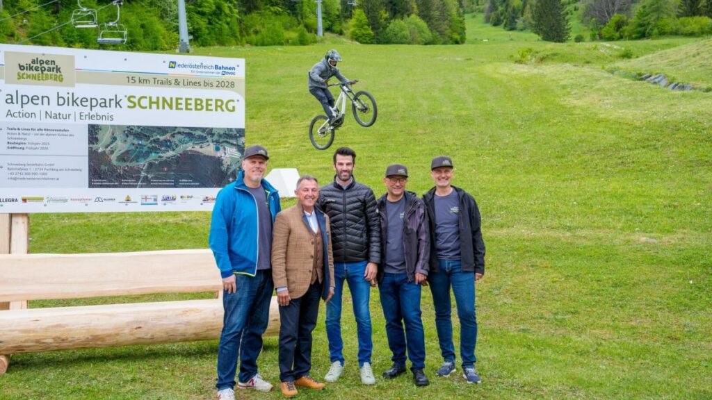 NÖ als Mountainbike-Destination: Schneeberg wird Kulisse für Bikepark