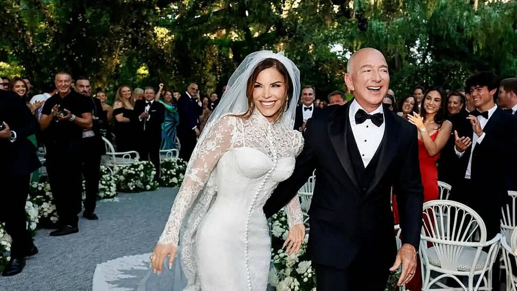 Bezos’ dreitägiges Hochzeitsfest in Venedig endet mit großer Party