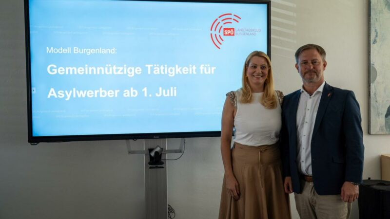 Burgenland: Asylwerber müssen  ab 1. Juli arbeiten
