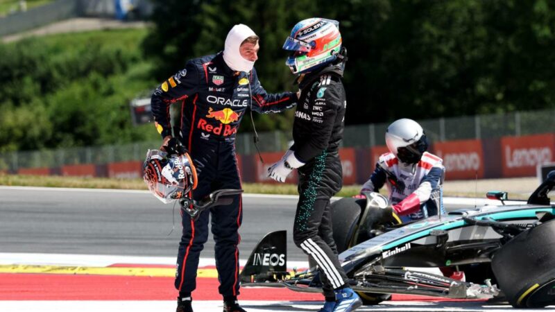 Crash mit Antonelli: Verstappen nach wenigen Sekunden in Spielberg out