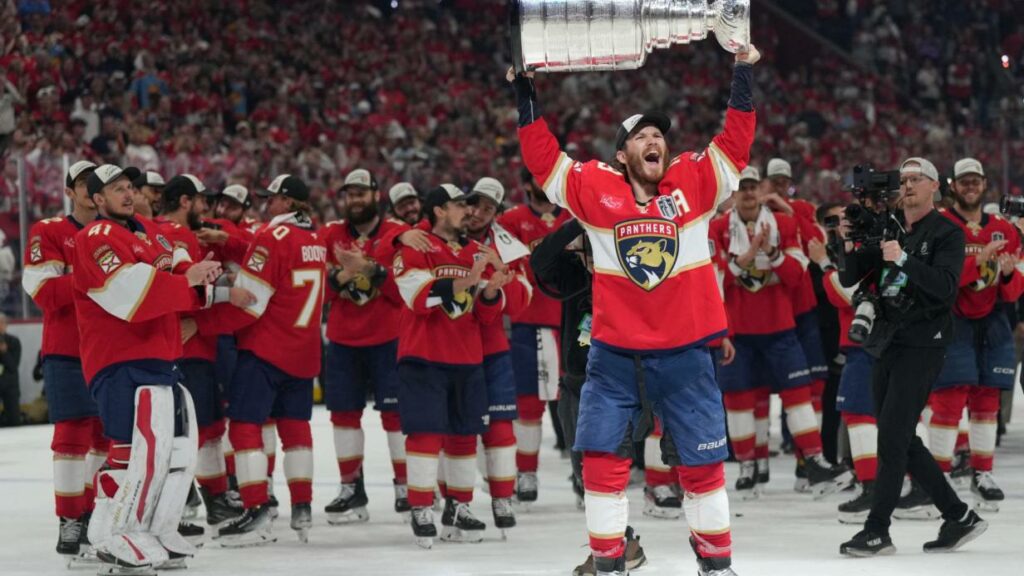 Das Eishockey-Team der Florida Panthers gewann wieder den Stanley Cup