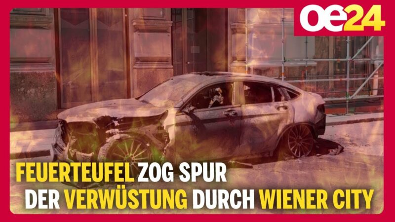 Feuerteufel zog Spur der Verwüstung durch Wiener City