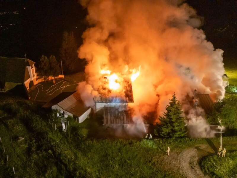Frühere Jugendherberge in Osttirol stand in Vollbrand