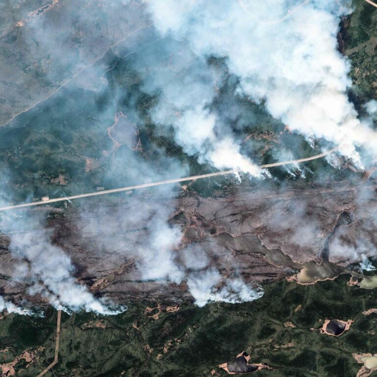 Heftige Waldbrände in Kanada: Rauch zieht bis nach Europa