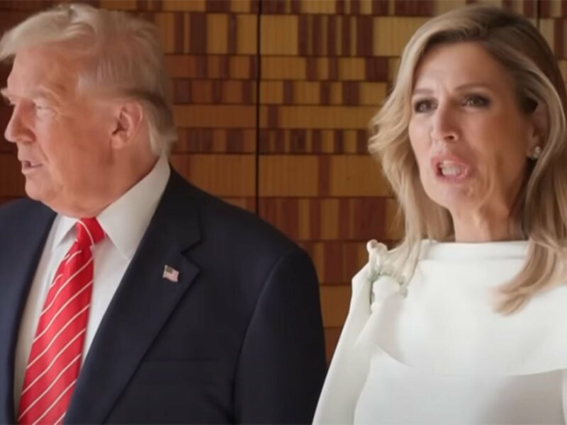 Hier verarscht die niederländische Königin Donald Trump