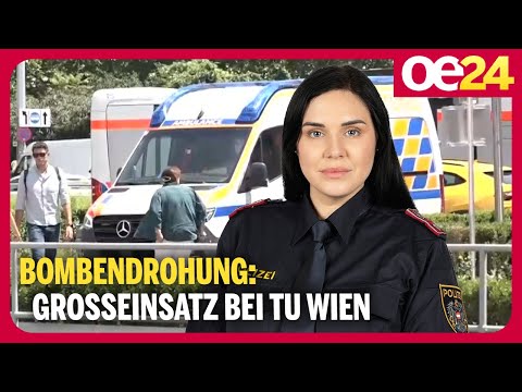 Bombendrohung: Großeinsatz bei TU Wien | Anna Gut (LPD Wien)