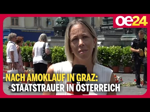 Nach Amoklauf in Graz: Staatstrauer in Österreich