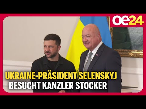 Ukraine-Präsident Selenskyj bei Kanzler Stocker