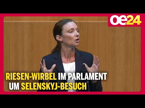 “Österreichs Neutralität in Gefahr” | Riesen-Wirbel im Parlament um Selenskyj-Besuch – Susanne Fürst