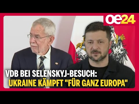 VdB bei Selenskyj-Besuch: Ukraine kämpft “für ganz Europa”