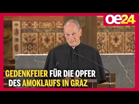 Gedenkfeier für die Opfer des Amoklaufs in Graz