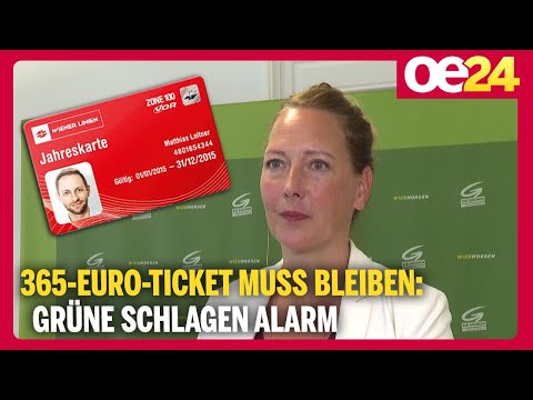 365-Euro-Ticket muss bleiben: Grüne schlagen Alarm