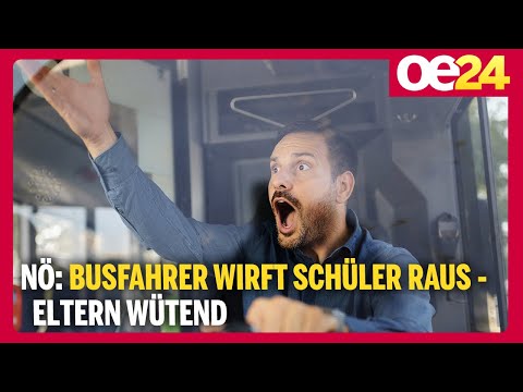 NÖ: Busfahrer wirft Schüler raus – Eltern wütend